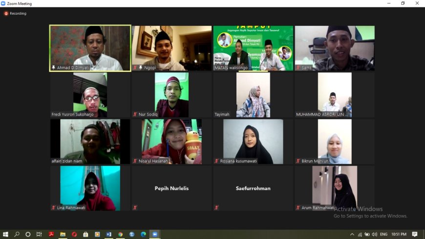 MATAN UIN Walisongo Gelar Café Sufi Virtual “JAMPUT”