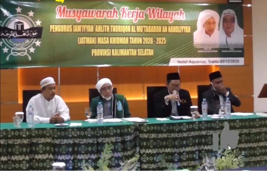 Wustho Kalsel Gelar Muskerwil, PWNU: JATMAN dapat Menyatukan Tarekat