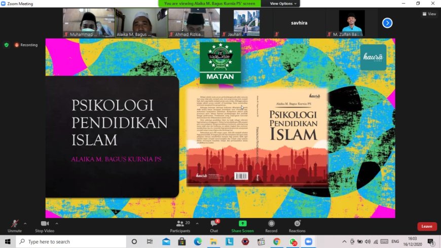 MATAN UINSA Adakan Bedah Buku Psikologi Pendidikan Islam