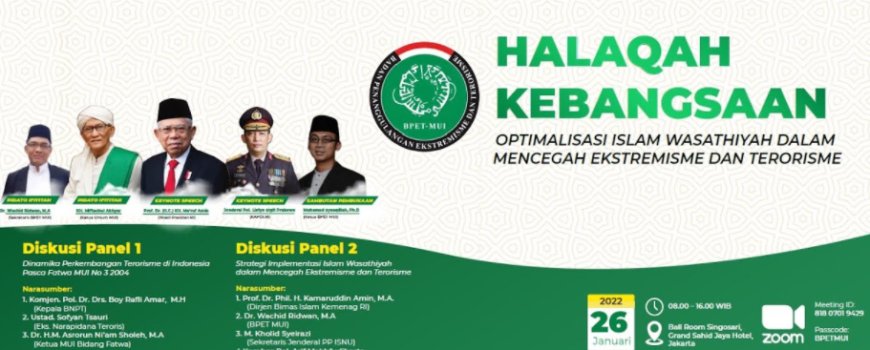 BPET MUI akan Gelar Halaqah Kebangsaan Cegah Terorisme