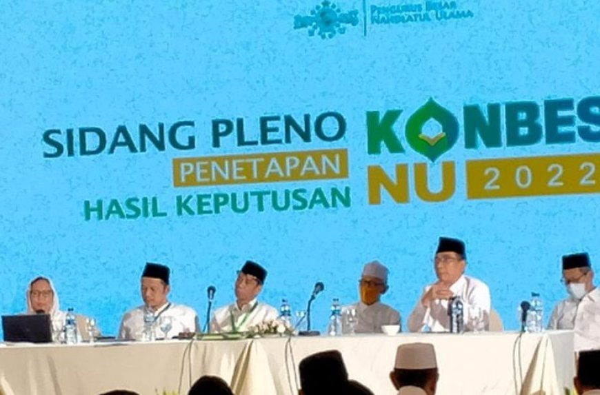 Ini Hasil 19 Peraturan Perkumpulan di Konbes NU 2022