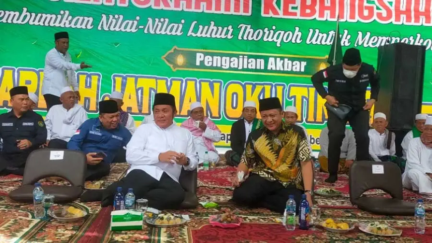 Pengajian Akbar Harlah Ke-XVIII JATMAN Syu’biyyah OKU Timur