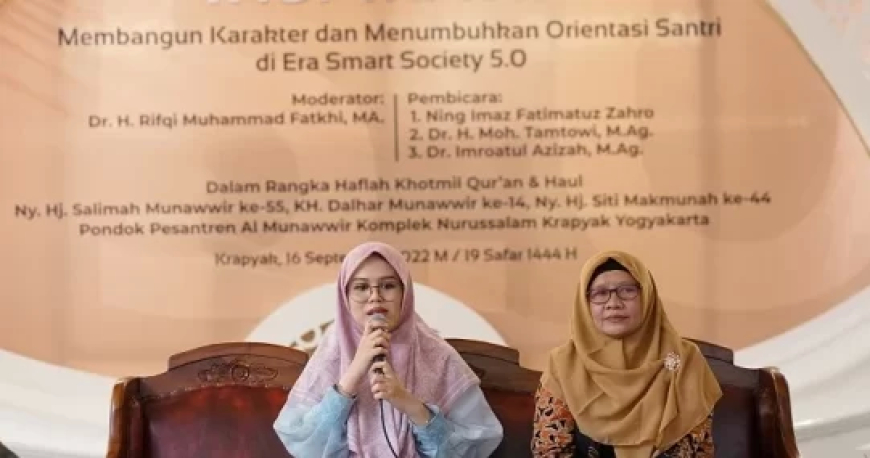 Ning Imaz Jelaskan 4 Cara Membentuk Karakter Santri Masa Kini