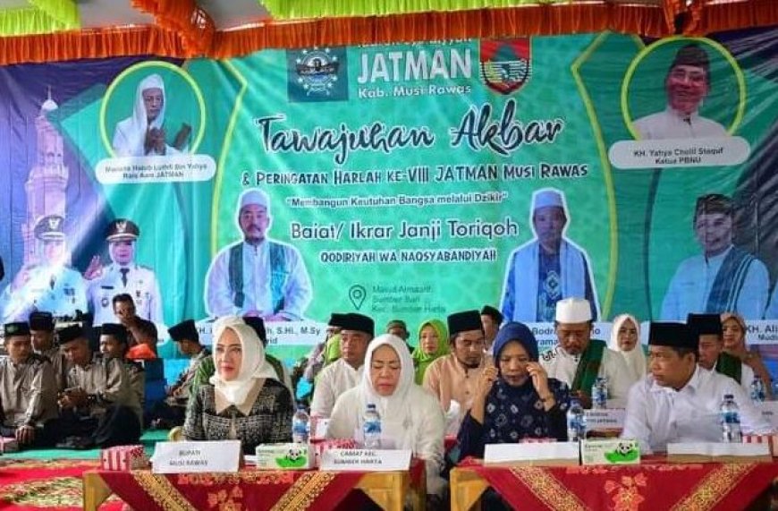 Tawajuhan Akbar dan Peringatan Harlah ke-8 JATMAN Musi Rawas