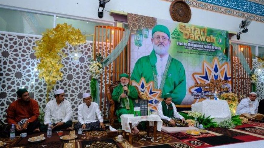 Syekh Fadhil Al Jilani Safari Dakwah di Ponpes Daarul Arofah Belitung