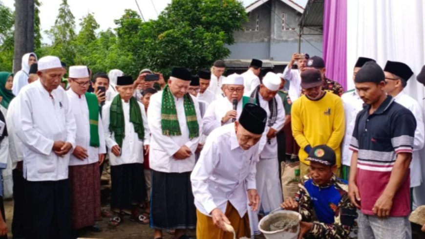 Peletakan Batu Pertama Gedung JATMAN Ghusniyyah Adipala