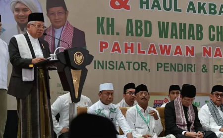 Haul Ke-52 Kiai Wahab Chasbullah, Wapres Sebut Sebagai Penggerak Perubahan dan Pencetus Solusi Kebangsaan   