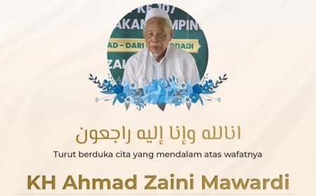 JATMAN Berduka Atas Wafatnya Katib Aam Idarah Aliyah KH Ahmad Zaini Mawardi