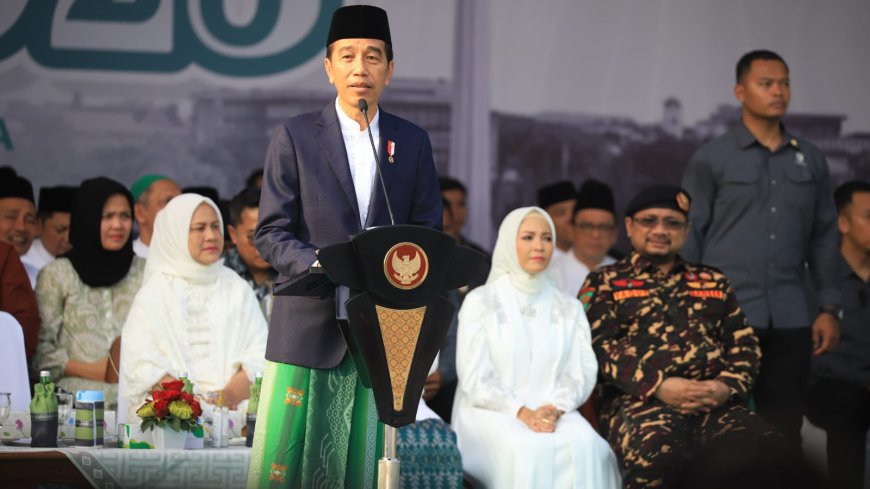 Presiden Jokowi Pimpin Apel Hari Santri 2023, Kenang Awal Adanya Hari Santri