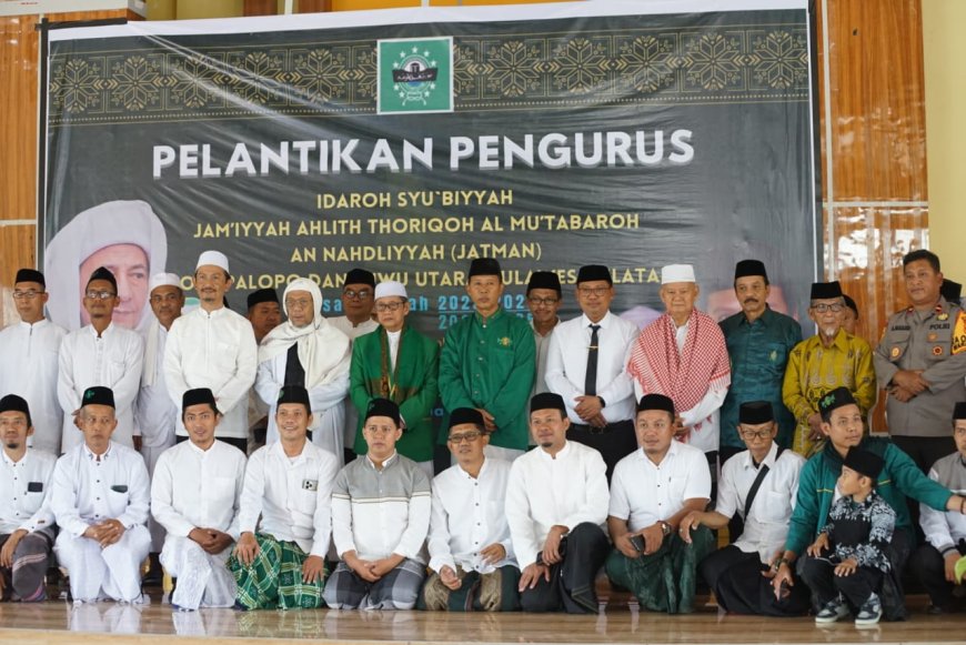 Resmi Dilantik JATMAN Kota Palopo dan Luwu Utara Masa Khidmah 2023-2028   