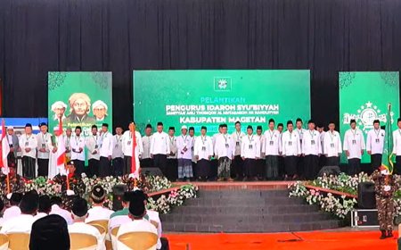 Resmi Dilantik PCNU dan JATMAN Magetan Masa Khidmat 2023-2028   