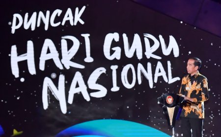 Hadiri Puncak Hari Guru Nasional 2023, Jokowi: Saya Bisa Jadi Presiden karena Guru