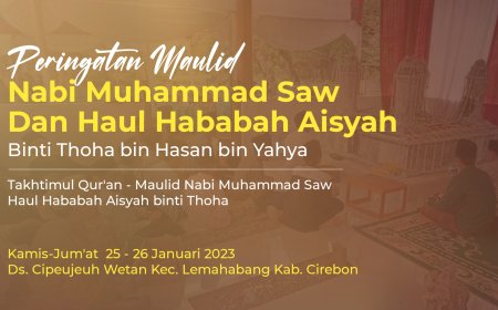 Haul Hababah Aisyah binti Thoha Ciledug, Panitia Ajak Ikut Takhtimul Qur'an