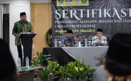 Gelar Sertifikasi, Sekretaris LD PBNU Tegaskan Pembimbing Haji Harus Profesional dan Melayani Sepenuh Hati