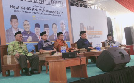 Menanamkan Jiwa Nasionalisme Pada Santri, Panitia Haul Gedongan Gelar Dialog Kebangsaan Nasional