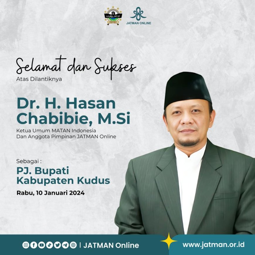 Resmi Dilantik Sebagai Pj Bupati Kudus, Gus Hasan Bakal Perhatikan Santri dengan Perkembangan Tekonologi Informasi