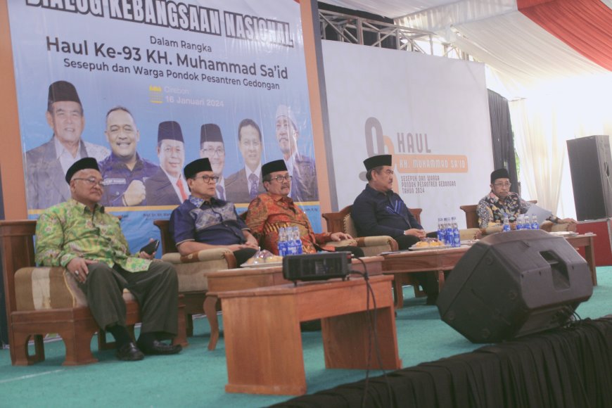 Menanamkan Jiwa Nasionalisme Pada Santri, Panitia Haul Gedongan Gelar Dialog Kebangsaan Nasional
