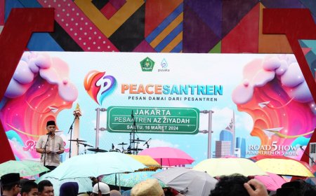 Ribuan Santri Serukan Perdamaian Bersama GIGI, PeaceSantren Perdana di Ponpes Azziyadah