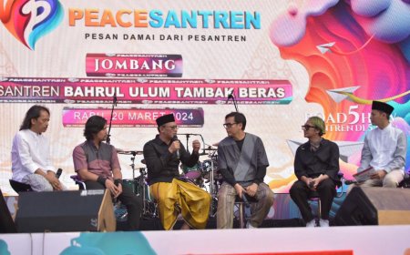Sebarkan Perdamaian, Kemenag Gandeng GIGI dan Padi Gelar PeaceSantren di Ponpes Bahrul Ulum Jombang