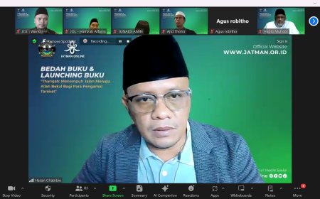 Gelar Bedah Buku Thariqah, Gus Hasan: Ini Solusi Bagi Pemuda yang Bergelora Rasa Spiritualitasnya