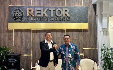 Silaturrahim ke Rektor Undip, Ketum MATAN Bahas Mutu Pendidikan di Indonesia