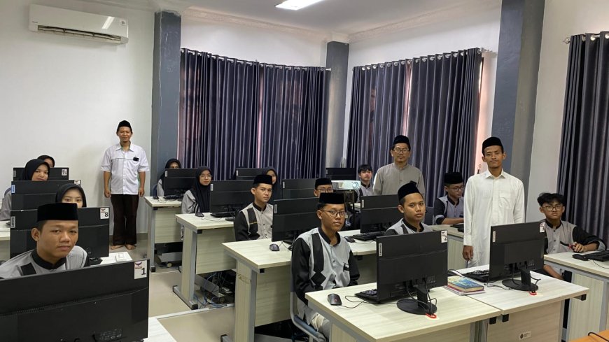 JATMAN Online Sanding LTN NU Jabar Adakan Literasi Digital di PP. Baitul Hikmah