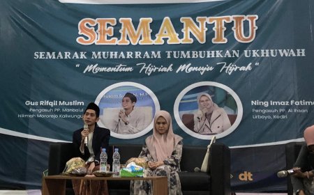 Gus Rifqil dan Ning Imaz Paparkan Makna Hijrah di Bulan Muharram pada SEMANTU PK MATAN, IPNU-IPPNU, FK3 UIN Siber Syekh Nurjati Cirebon