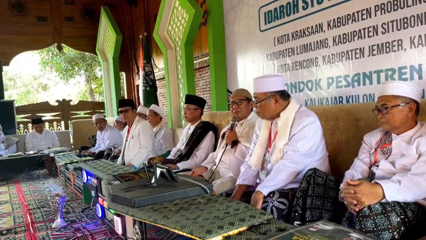 Silaturrahmi Idaroh Wustho JATMAN Jatim Bersama Idaroh Syu'biyah Se-Korwil IV, Kiai Fathul Huda: Acara Ini Sebagai Muhasabah