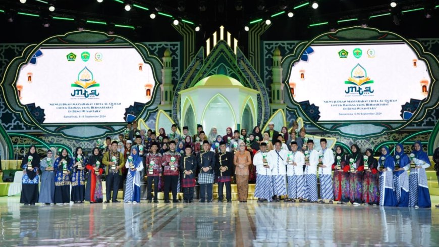 Resmi Ditutup MTQ Nasional 2024, Kaltim Jadi Juara Umum