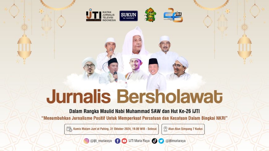 Habib Luthfi Akan Hadiri Jurnalis Bersholawat di Alun-Alun Kudus