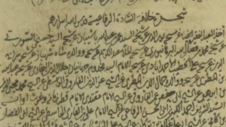 Manuskrip Ulama Nusantara Berisi Sanad Wirid dan Tarekat Rifa’iyyah Tahun 1080 Hijriah (1669 Masehi)
