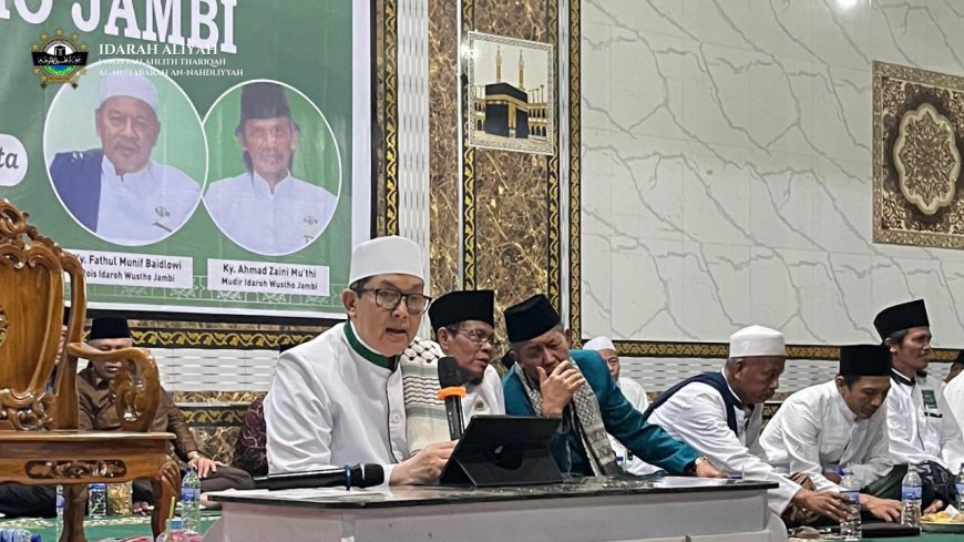 Silaturrahim di Jambi, Mudir ‘Ali Bicara Nilai-Nilai Tasawuf dan Etika Kebangsaan