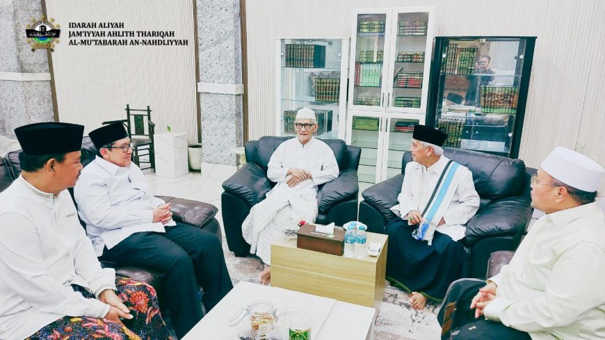 Menuju Pelantikan Idarah Aliyah, Rais ‘Ali dan Mudir ‘Ali Bertemu Rais ‘Aam PBNU