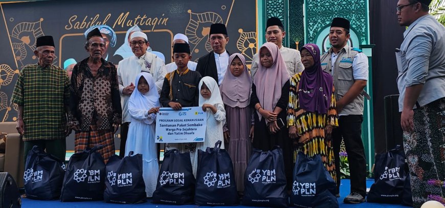 JATMAN dan YBM PLN Santuni Kaum Dhuafa’ dan Yatim di Haul Ponpes Baran Kediri