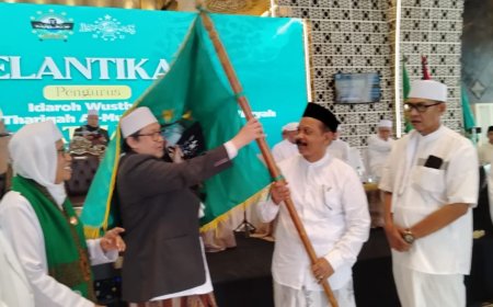 Mudir Ali JATMAN Lantik Idarah Wustha JATMAN Sulsel Masa Khidmat 2025-2030