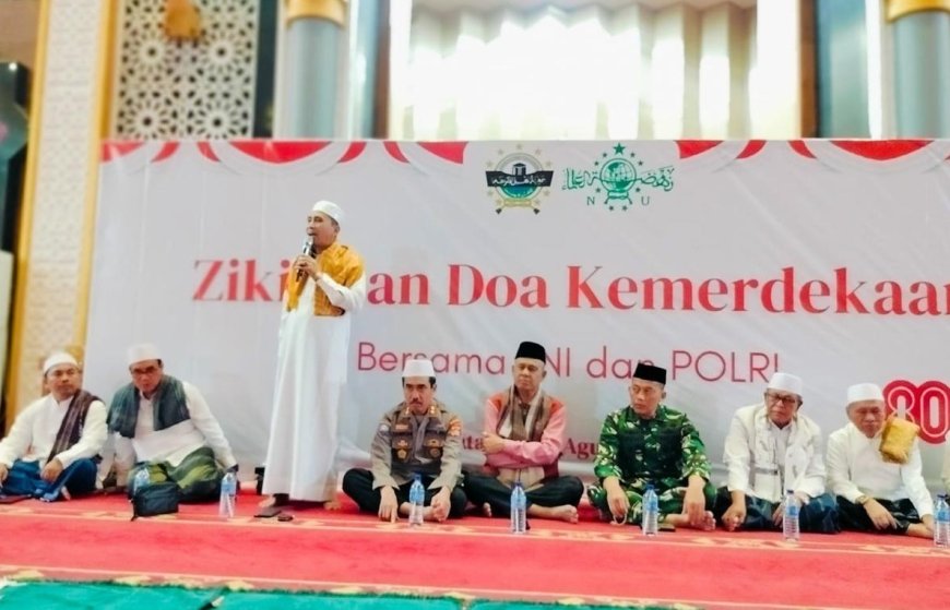 Merayakan 80 Tahun Kemerdekaan: JATMAN NTB Gelar Dzikir dan Doa Bersama TNI-Polri