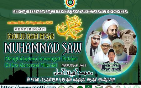 Maulid Nabi Saw Ponpes Hakikat al-Ihsan Alwaliyah Kabupaten Bener Meuriah, Tema Menghidupkan Semangat Belajar Era Generasi Milineal