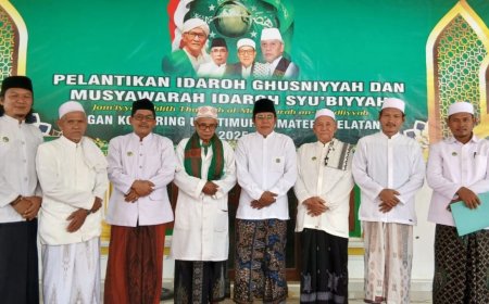 19 Idarah Ghusniyyah JATMAN Se-OKU Timur Resmi Dikukuhkan