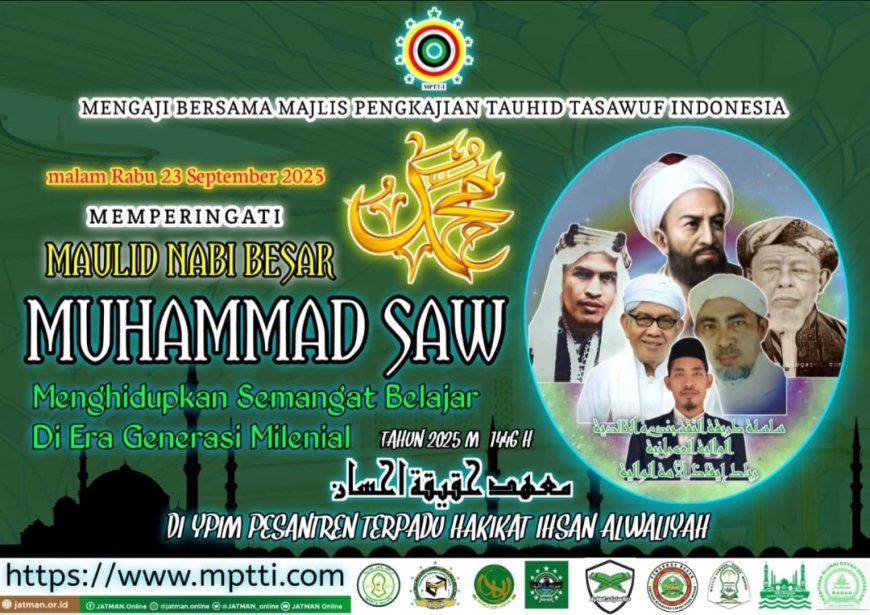 Maulid Nabi Saw Ponpes Hakikat al-Ihsan Alwaliyah Kabupaten Bener Meuriah, Tema Menghidupkan Semangat Belajar Era Generasi Milineal