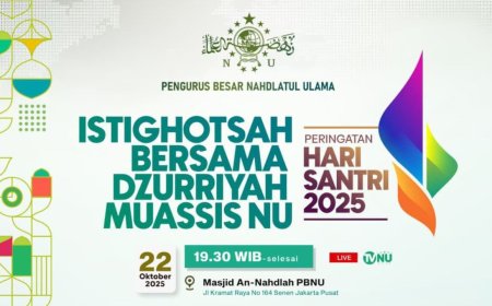 Hari Santri 2025, PBNU Akan Gelar Istighatsah Bersama Dzurriyah Muassis NU