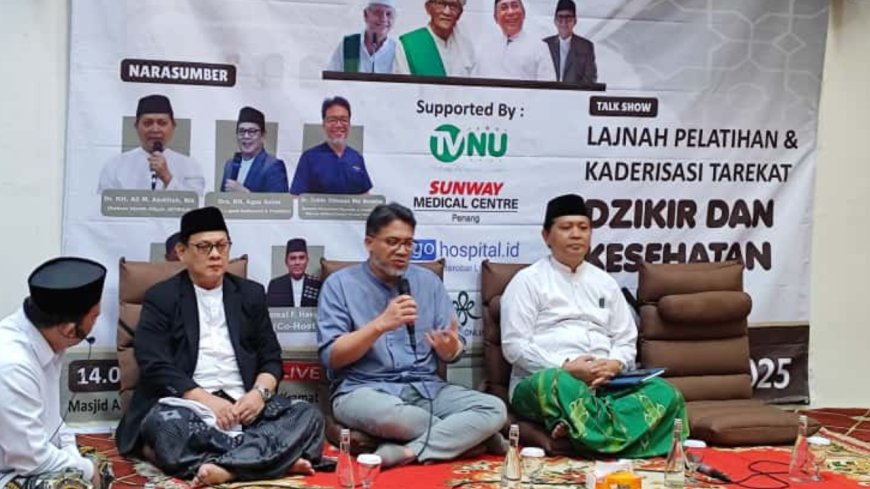 Lajnah Pelatihan dan Kaderisasi Tarekat Gelar Talkshow Dzikir dan Kesehatan Jantung