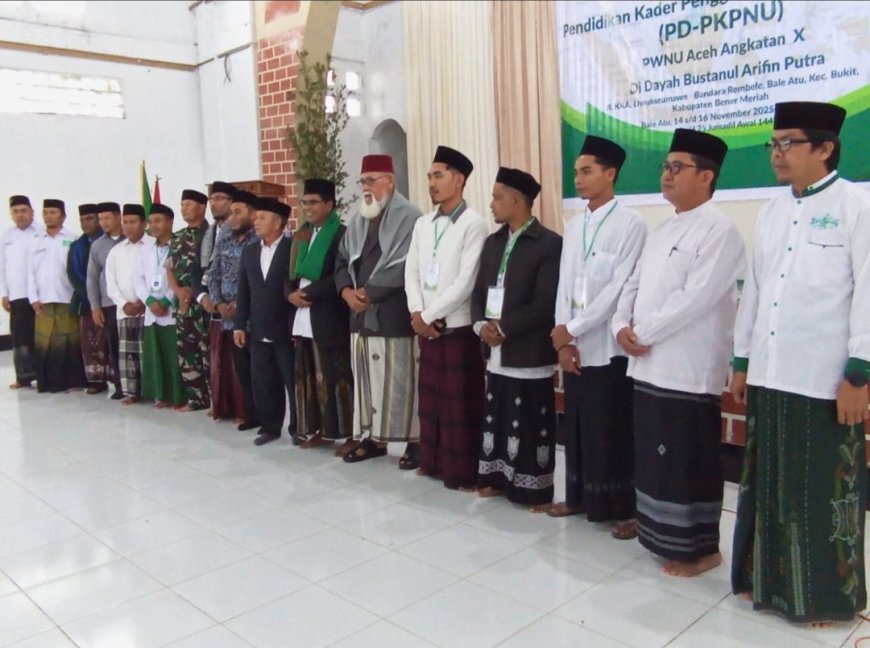 Ketua Jatman Bener Meriah Ikut PD-PKPNU Angkatan ke  X di Kabupaten Bener Meriah