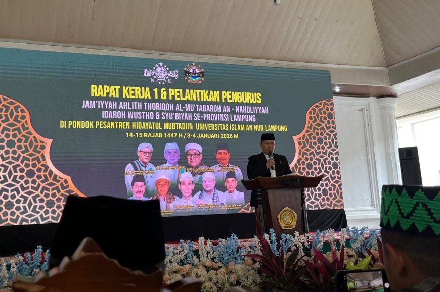 Raker dan Pelantikan JATMAN Lampung Teguhkan Dakwah Thariqah di Lingkungan Kampus