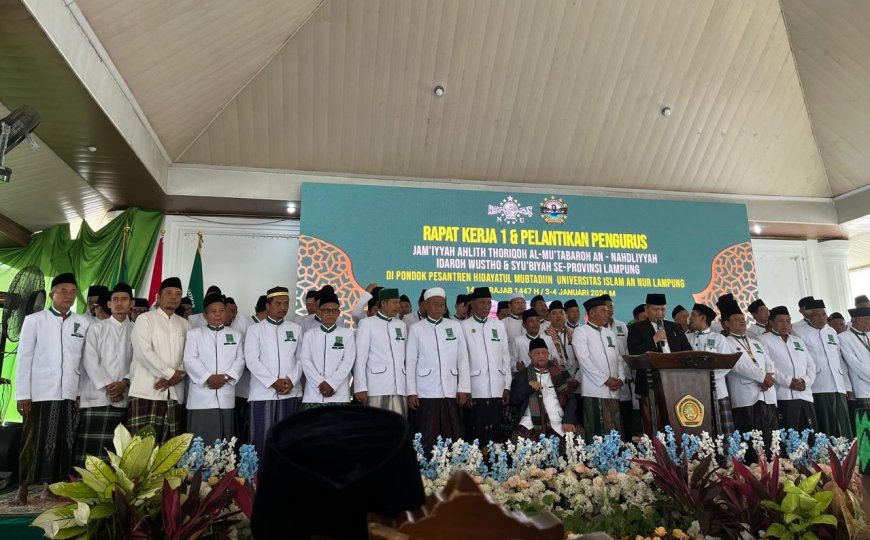Resmi Dilantik, Berikut Susunan Kepengurusan JATMAN Lampung Masa Khidmah 2025-2030