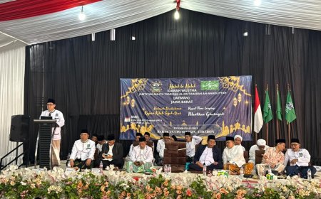 Hadiri Halal bi Halal JATMAN Jabar, Mudir ‘Ali: Keberanian Meminta Maaf dan Memberi Maaf