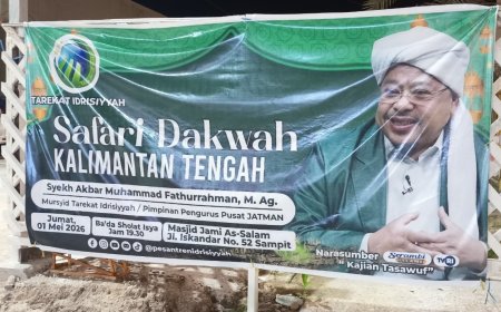 Dakwah Rais Idarah Aliyyah JATMAN di Sampit, Syekh Akbar Sampaikan Tarekat dan Tasawuf Hingga Diterima Luas Masyarakat