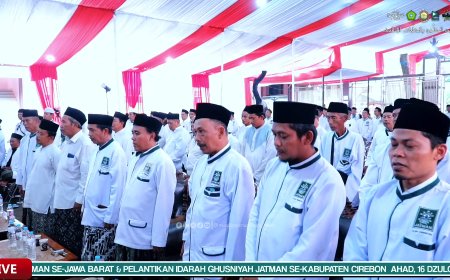 JATMAN Jabar Selenggarakan Halal bi Halal dan Pelantikan Idarah Ghusniyyah se-Kab. Cirebon