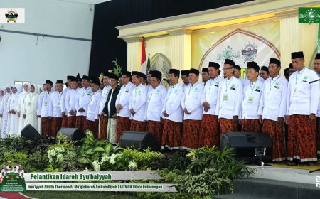 Kiai Mujib Hidayat dan Kiai Abdul Hadi Resmi Pimpin Idarah Syu'biyyah JATMAN Kota Pekalongan Masa Khidmat 2026-2030