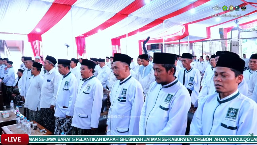 JATMAN Jabar Selenggarakan Halal bi Halal dan Pelantikan Idarah Ghusniyyah se-Kab. Cirebon