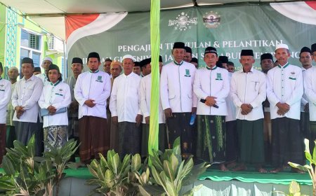 Pengajian Triwulan dan Pelantikan Idarah Ghusniyah JATMAN se-Kabupaten Pringsewu Berlangsung Khidmat
